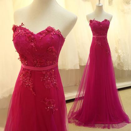 Purple Prom Dresses, Lace Prom Dress, Fashion Prom..