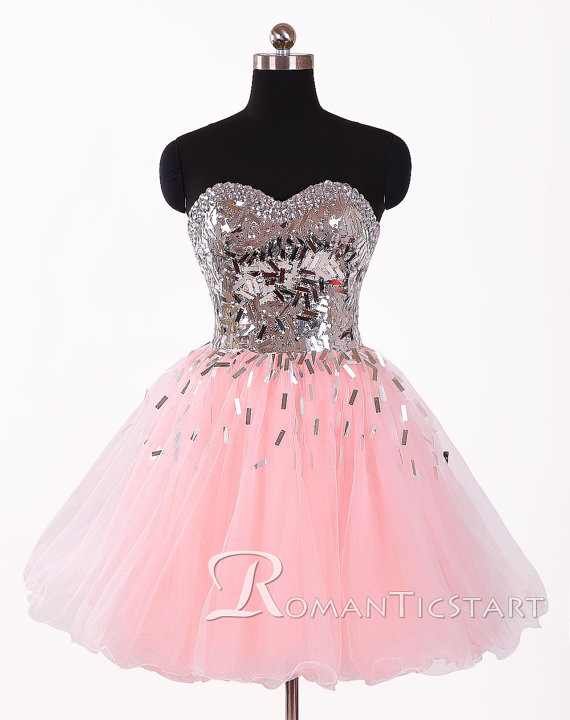 80s Sequin Prom Dress