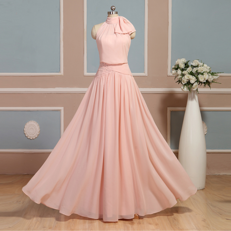 pink long dresses uk
