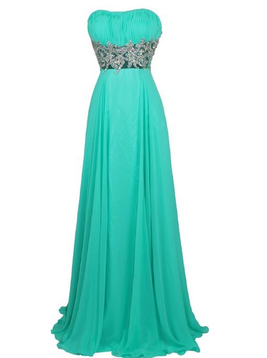 Elegant Off The Shoulder Prom Dresses 2015 New Summer Green Party Dress ...